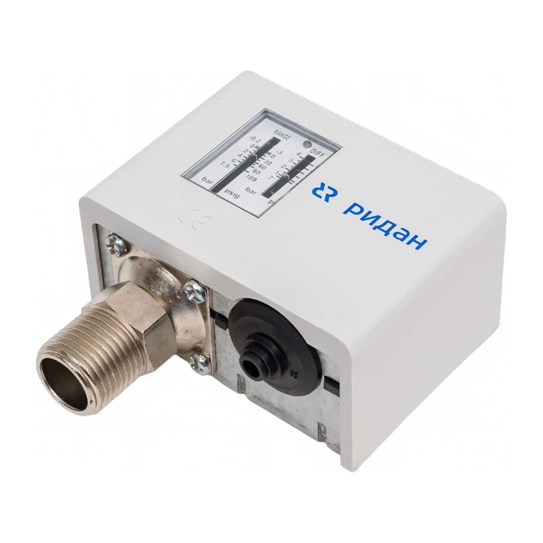 Реле давления РИДАН (KPI 35R), G 1/2'' (настройка - 0.2-7.5 бар)