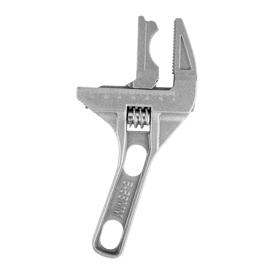 Ключ разводной VIRA сантехнический 6-68мм с укороченной ручкой 311007