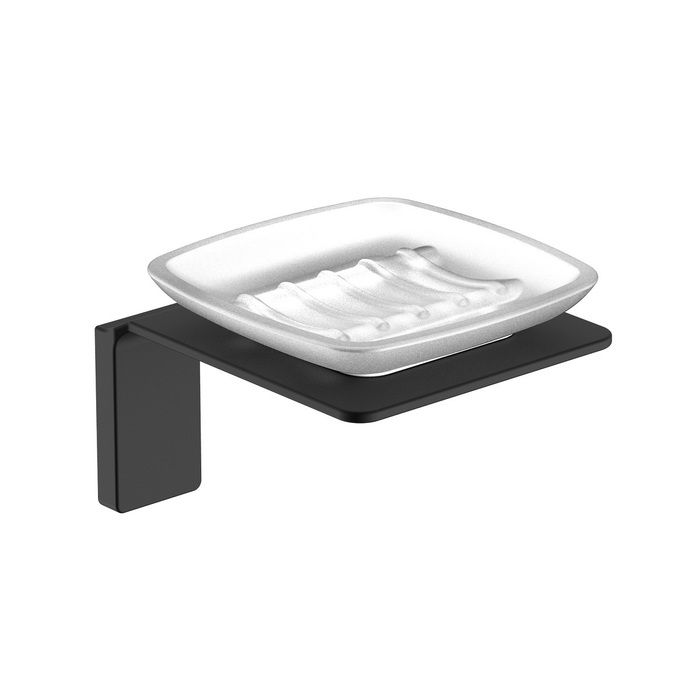 Мыльница Iddis Slide SLIBSG0i42, черный матовый