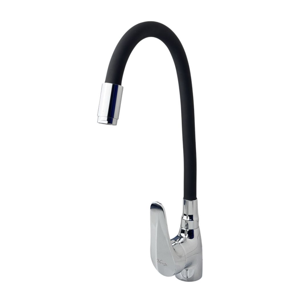 Смеситель для кухни VEROSA SK-11-08-B (излив чёрный, картридж D40,шпилька), (без подводки)