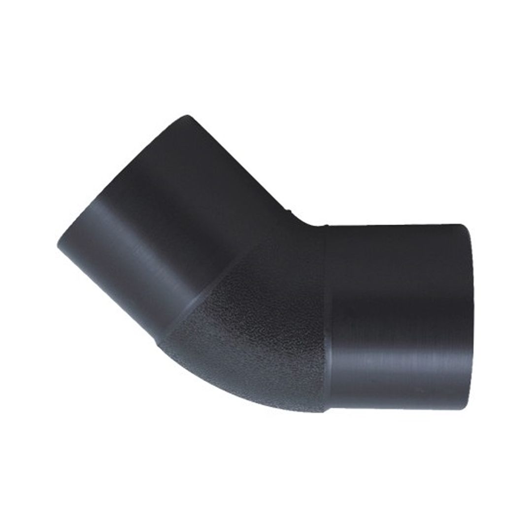 Отвод литой 45-90 гр. D63-225 мм ПЭ100 SDR17