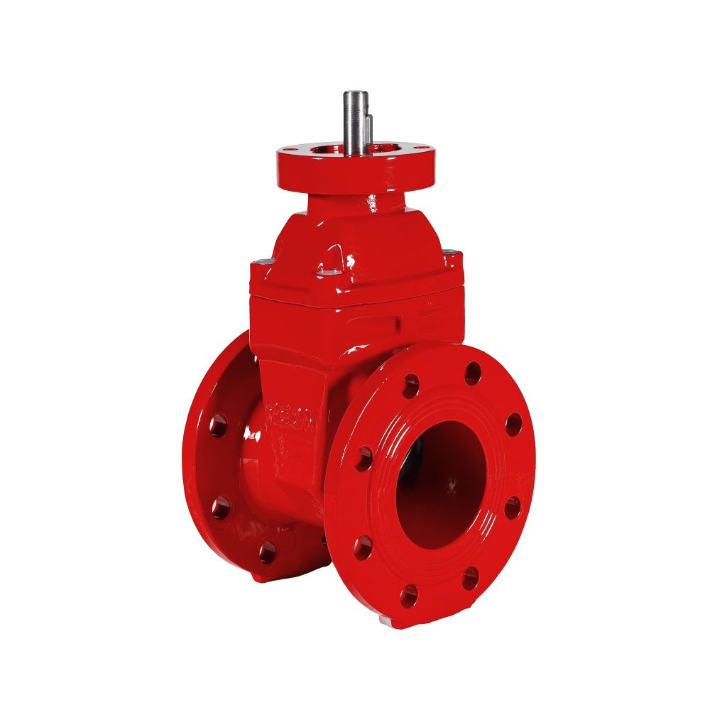Задвижка чугунная с обрезиненным клином DN 65-300 REON  с голым штоком RSV02 Задвижка чугунная с обрезиненным клином DN 65-300 REON  с голым штоком RSV02