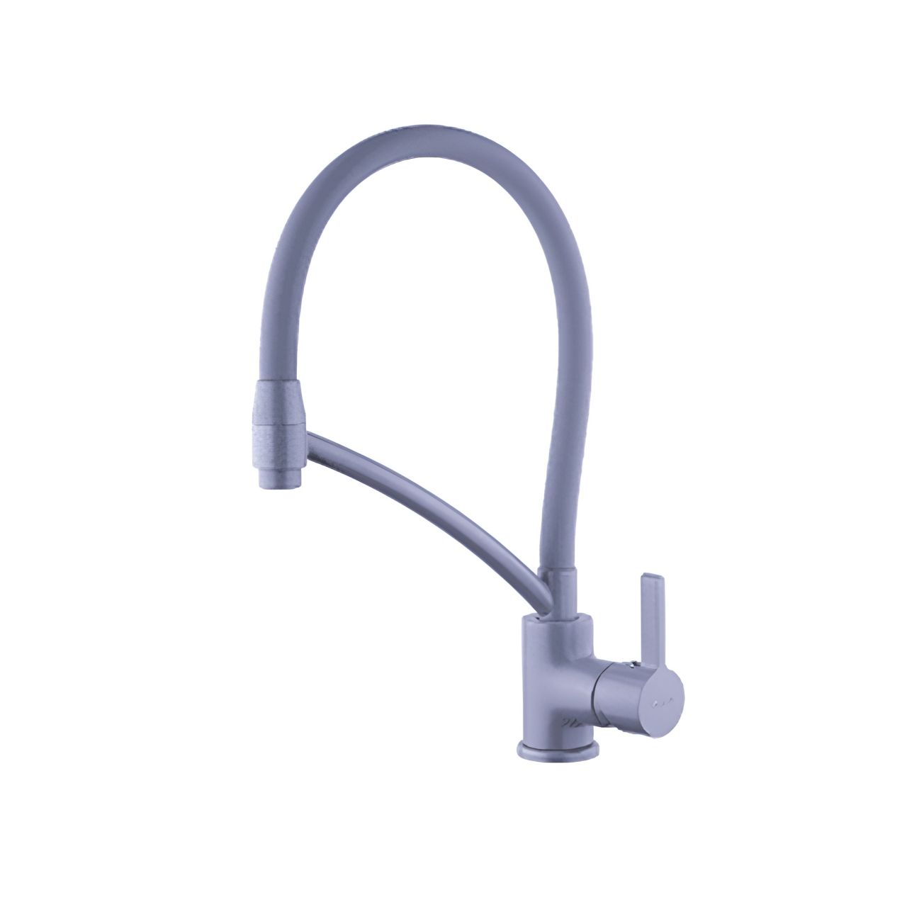 Смеситель для кухни VEROSA SK-19-05-01-G (гибкий излив, серый, картридж D35, гайка), (без подводки)