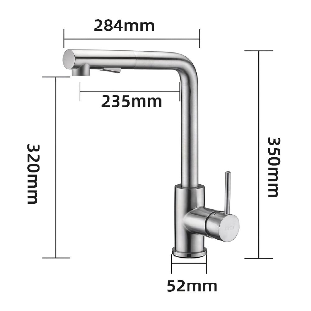 Cмеситель для кухни c поворотным изливом Jarn J3074