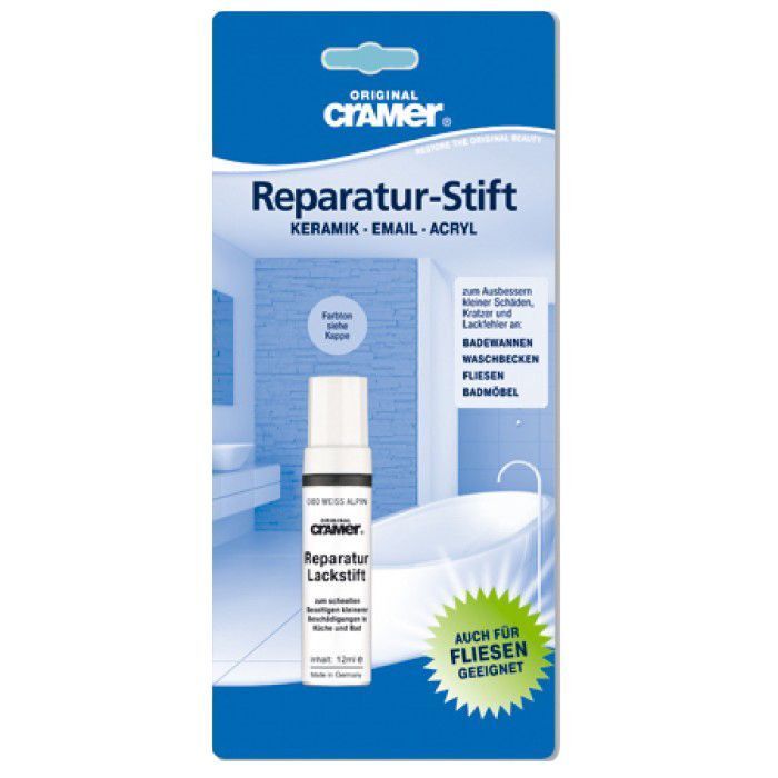 Штрих-корректор 12 мл. pure white для реставрации ванн и фаянса (Ravak, Triton, Vitra)