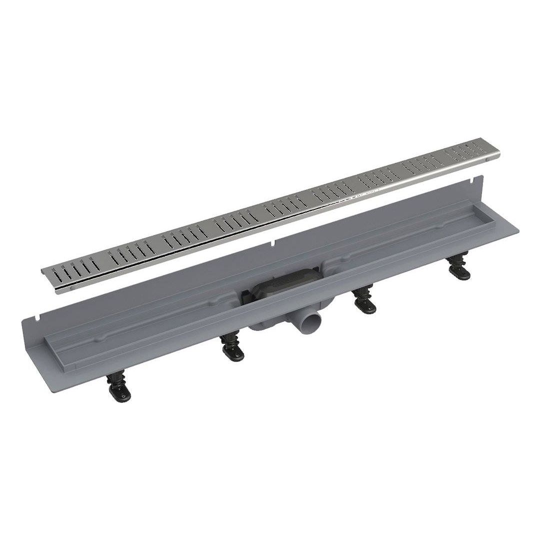 Трап для душа Simple L850мм, пластик, с решеткой из нержавеющей стали, APZ10-850М