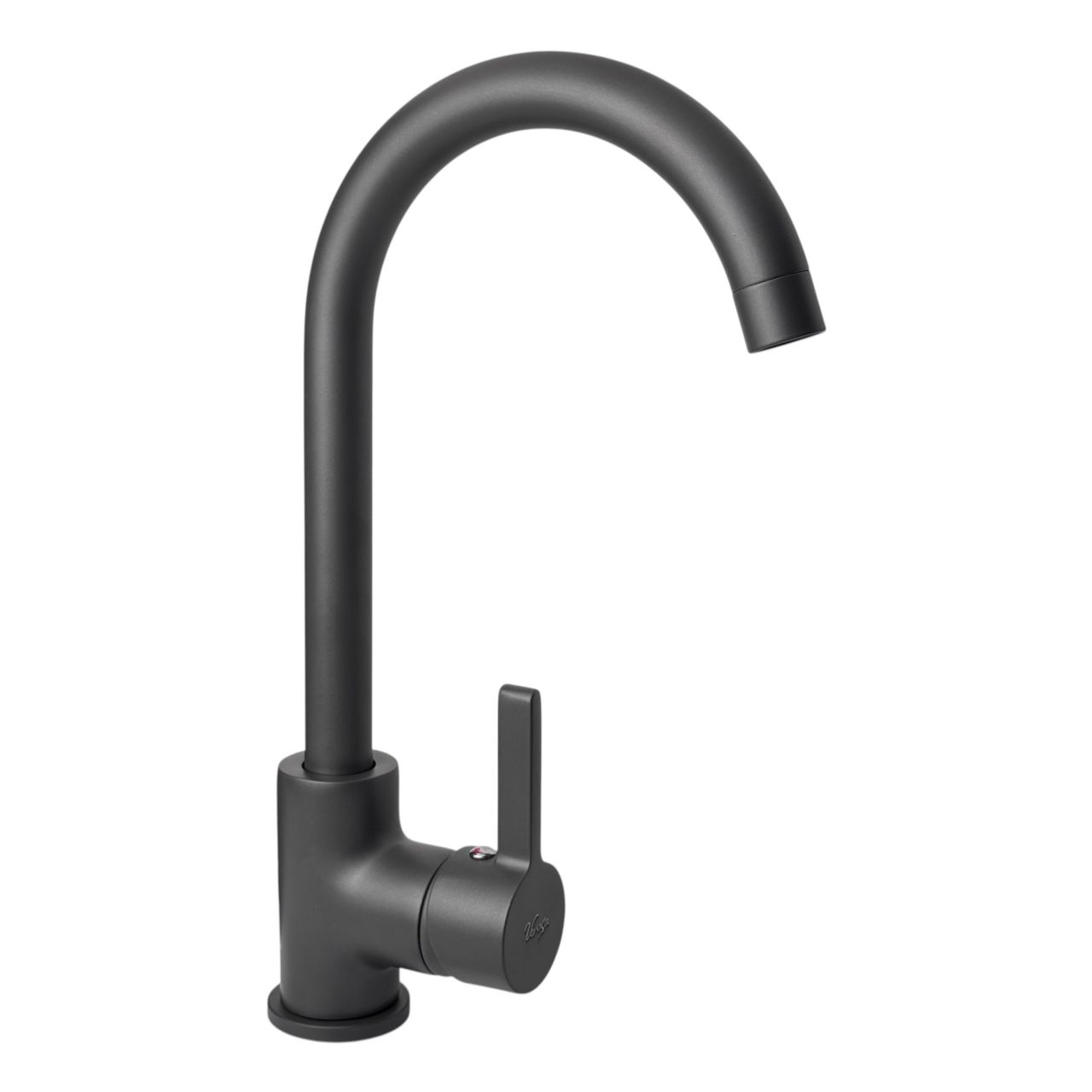 Смеситель для кухни VEROSA SK-17-04-Graphite (Графит, картридж D35, гайка), (без подводки)
