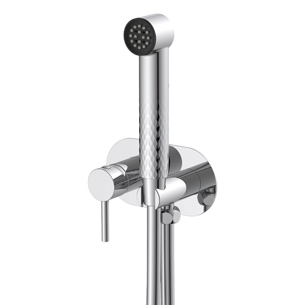 Смеситель с гигиеническим душем встраиваемый Splenka черный S221.52.06