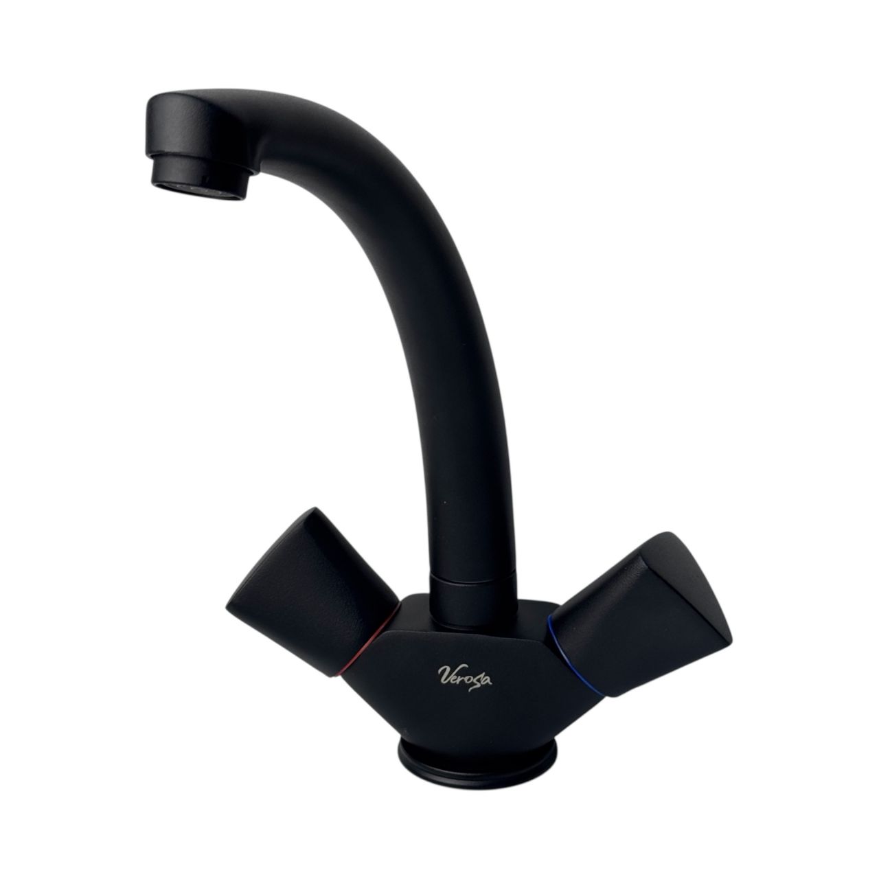 Смеситель для кухни VEROSA SK-18-01-07-B елочка чёрный (без подводки)