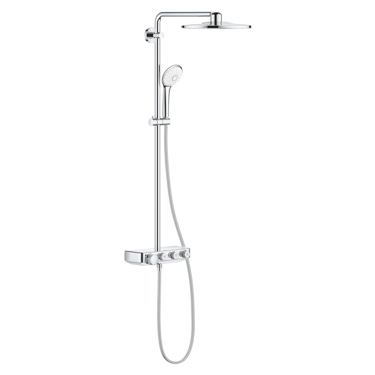 Душевая стойка GROHE EUPHORIA SmartControl 310 Duo с терм., круглый верхний душ, ручной душ (хром) 2