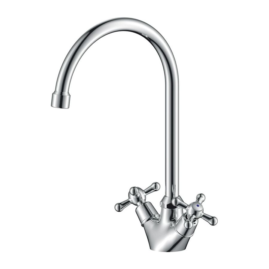 Смеситель для кухни DOM J-обр., двухвентильный 1/2