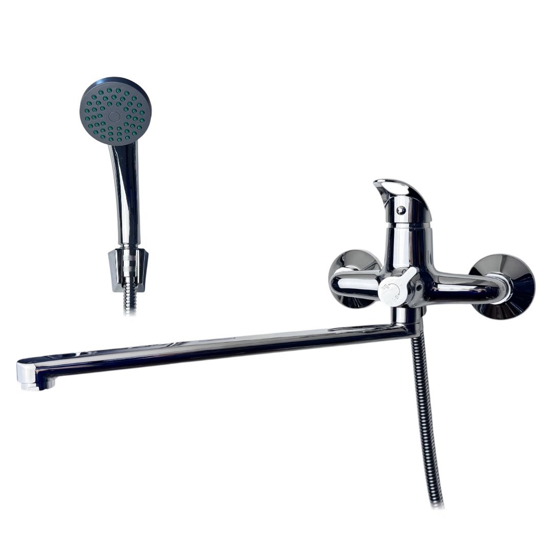 Смеситель для ванны VEROSA SV-03-03 (излив плоский, картридж D35)