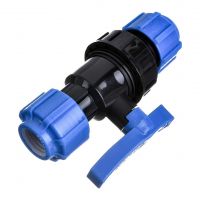 Шаровые краны компрeccионные D20-63 Политэк