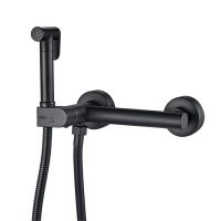 Гигиенический душ со смесителем Haiba черный, HB5514-7