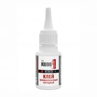 Секундный клей KUDO PROFF цианоакрилатный, 20 гр SMB-020
