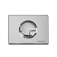 Кнопка смыва Berges Novum R3 40023, хром глянцевый Кнопка смыва Berges Novum R3 40023, хром глянцевый