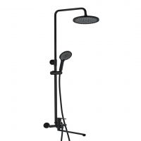 Душевая система, черный LEO194H La Oute