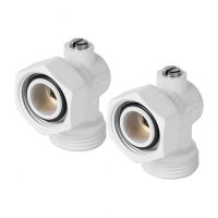 Набор нижнего подключения RoyalThermo угловой раздельный 3/4х3/4ЕК белый