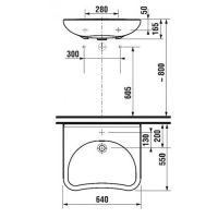 Раковина Jika Mio 1371.4.000.104.9, медицинская, 64*55 см Раковина Jika Mio 1371.4.000.104.9, медицинская, 64*55 см