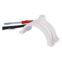 Хомут ПП D50 белый СИНИКОН Комфорт Плюс со шпилькой и дюбелем (50) Хомут ПП D50 белый СИНИКОН Комфорт Плюс со шпилькой и дюбелем (50)