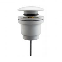 Донный клапан Frap белый click-clack, F62-6 Донный клапан Frap белый click-clack, F62-6