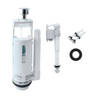 Арматура смывная IDDIS 2-ур, нижний подвод, тип А, F012400-01K