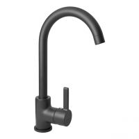 Смеситель для кухни VEROSA SK-17-04-Graphite (Графит, картридж D35, гайка), (без подводки)