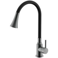 Смеситель для кухни Splenka оружейная сталь (графит)/черный S201.4306.09