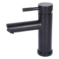 Смеситель для умывальника черный 